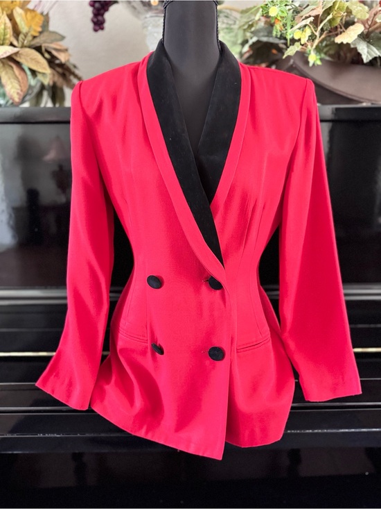 Dani Max Jackets & Blazers - Tailored Red Blazer